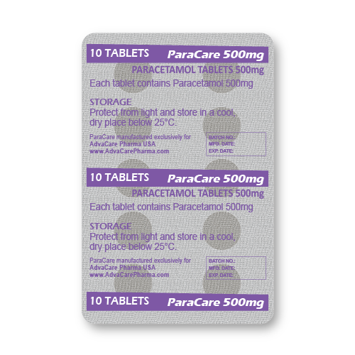 Paracetamol Tablets (blister of 10 tablets)