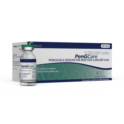 Pénicillin G Sodique pour Injection (1 boîte et 1 flacon)