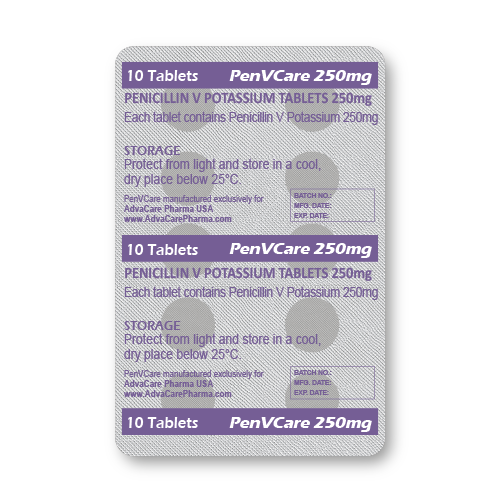 Comprimés de Pénicilline V (blister de 10 comprimés)