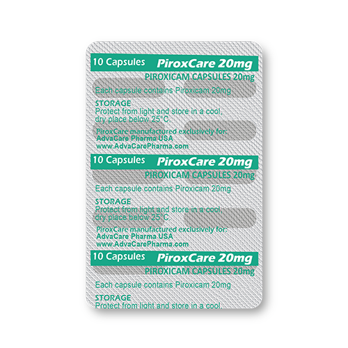 Piroxicam Capsules (blister of 10 capsules)