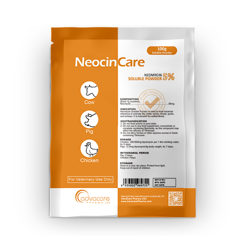 Poudre Soluble de Néomycine (1 sac)