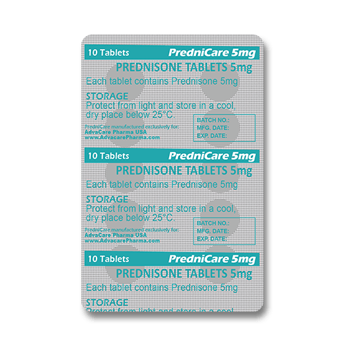 Comprimés de Prednisone (blister de 10 comprimés)