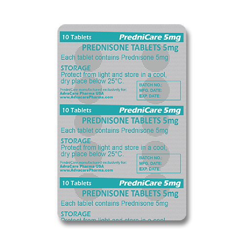 Prednisone Tablets (blister of 10 tablets)