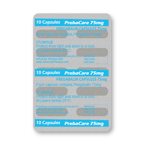 Capsules de Pregabaline (blister de 10 capsules)
