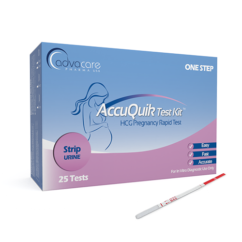 Pregnancy Test Kit Strip (box of 25 kits) Pregnancy Test Kit Strip (box of 25 kits)