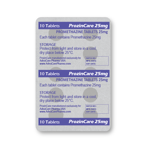 Comprimidos de Prometazina (blíster de 10 comprimidos) Comprimidos de Prometazina (blíster de 10 comprimidos)