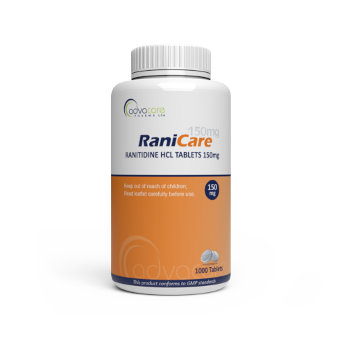 Comprimidos de Ranitidina HCl (frasco de 1000 comprimidos) Comprimidos de Ranitidina HCl (frasco de 1000 comprimidos)