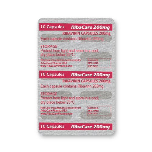 Capsules de Ribavirine (blister de 10 capsules)