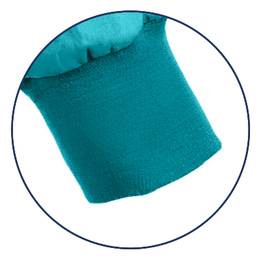Uniformes médicos Puños de punto