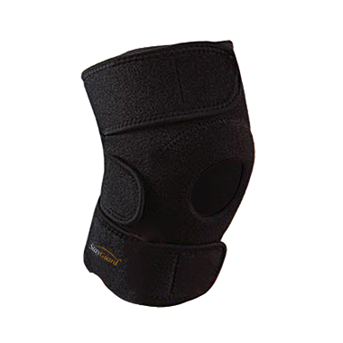 Genouillère Open Patella avec stabilisateurs latéraux à ressort Genouillère Open Patella avec stabilisateurs latéraux à ressort
