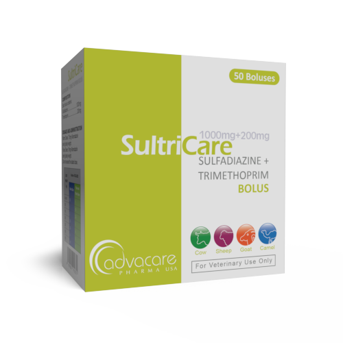 Bolus de Sulfadiazine + Triméthoprime (boîte de 50 bolus)