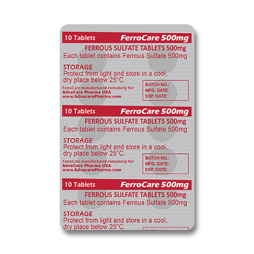 Comprimés de Sulfate Ferreux (blister de 10 comprimés) Comprimés de Sulfate Ferreux (blister de 10 comprimés)