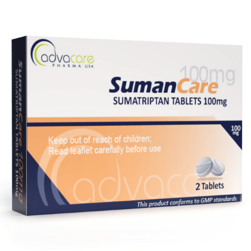 Comprimés de Sumatriptan (boîte de 2 comprimés)
