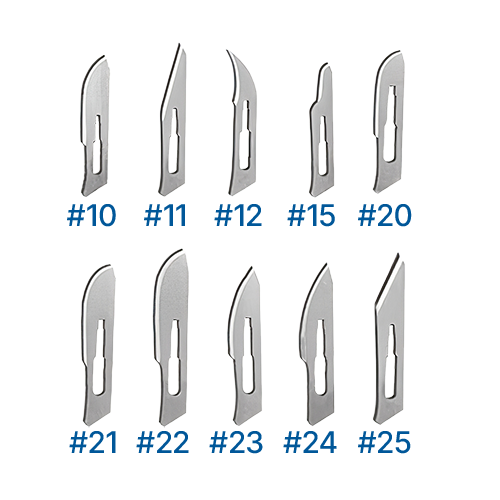 Surgical Blades (set of sizes)
