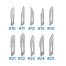 Lames Chirurgicales (ensemble de tailles)