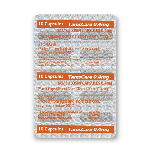 Tamsulosin HCl Capsules (blister of 10 capsules)