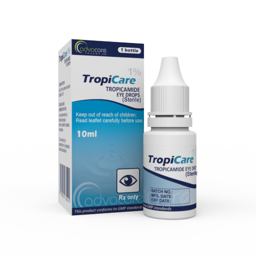 Gouttes Oculaires de Tropicamide (1 boîte et 1 flacon)