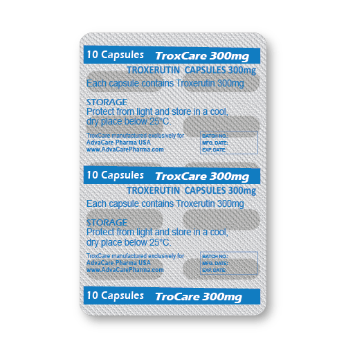 Capsules de Troxérutine (blister de 10 capsules)
