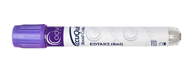 Tube de prélèvement sanguin EDTA - K2EDTA / K3EDTA (Lavande)
