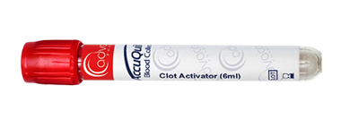 Tubo de recogida de sangre Activador del coágulo de suero (Rojo)