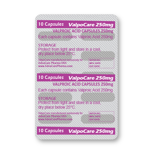 Valproic Acid Capsules (blister of 10 capsules) Valproic Acid Capsules (blister of 10 capsules)