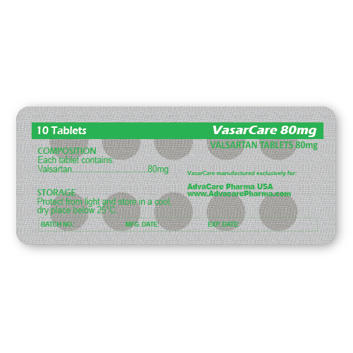 Comprimidos de Valsartán (blíster de 10 comprimidos)