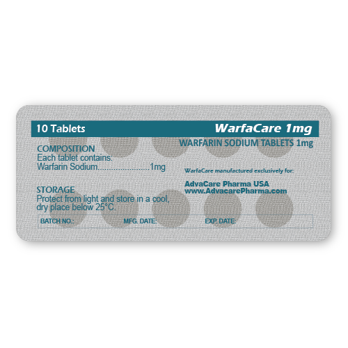 Warfarin Tablets (blister of 10 tablets) Warfarin Tablets (blister of 10 tablets)