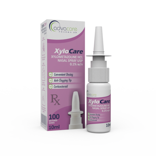 Xylometazoline Nasal Spray (1 box and 1 spray bottle)