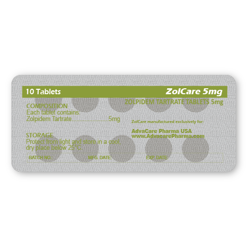 Comprimidos de Tartrato de Zolpidem (blíster de 10 comprimidos)
