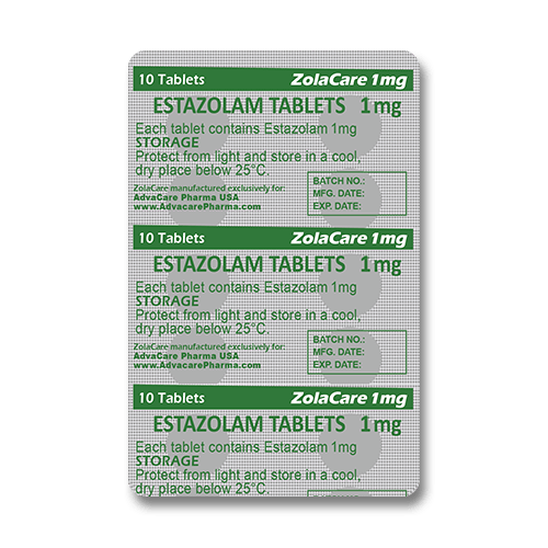 Estazolam Comprimidos (blister de 10 comprimidos)