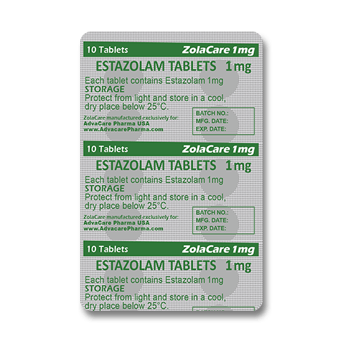 Estazolam Tablets (blister of 10 tablets)