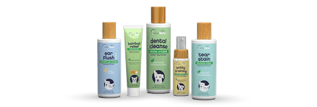 Therapeutic and cleansing solutions for pets.