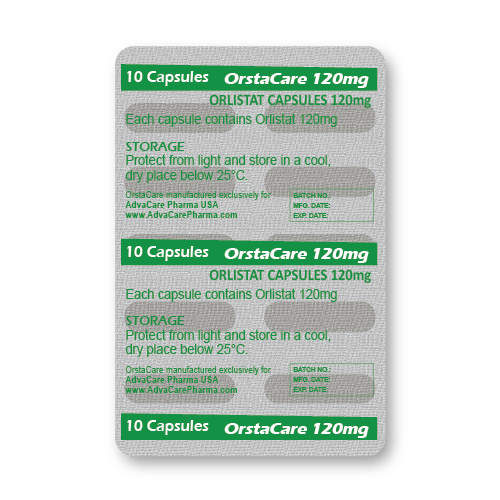 Orlistat Cápsulas (ampolla de 10 cápsulas)