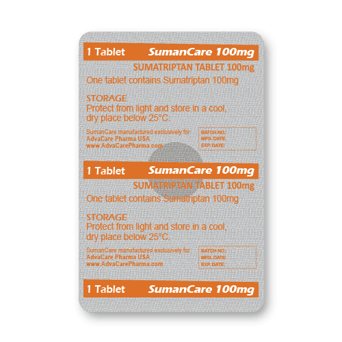 Comprimidos de Sumatraniptán (blíster de 1 comprimidos)