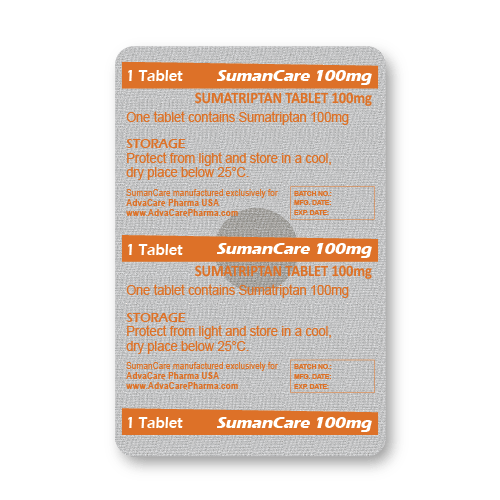 Sumatriptan Comprimés (plaquette de 1 comprimé)