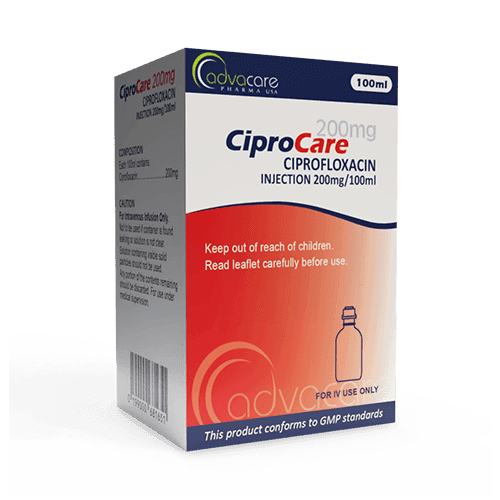 Injection de Ciprofloxacine (boîte de 1 flacon)