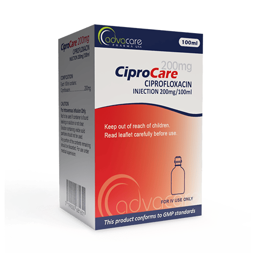 Ciprofloxacin Injection (box of 1 bottle)