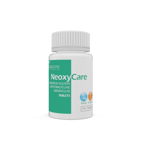 Comprimidos de Sulfato de Neomicina + Oxitetraciclina + Amoxicilina (botella de 100 comprimidos)
