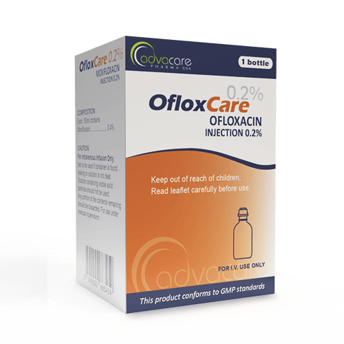 Inyección de Ofloxacina (caja de 1 frasco)