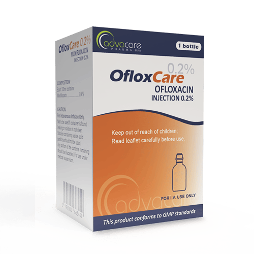 Ofloxacine Injection (carton de 1 bouteille)