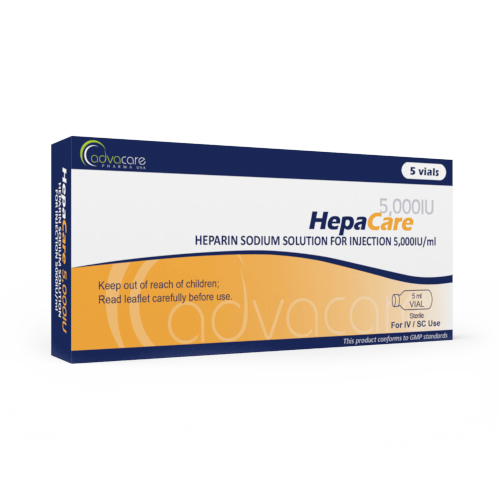 Heparina Sódica Inyección (caja de 5 viales)