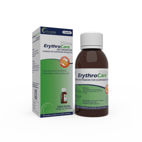 Eritromicina para Suspensión (1 caja y 1 frasco)
