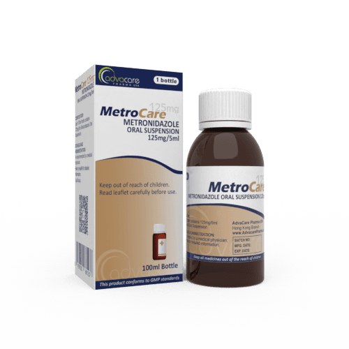 Metronidazole Suspension (1 box and 1 bottle)