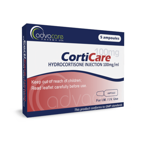 Hydrocortisone Injection (boîte de 5 ampoules)