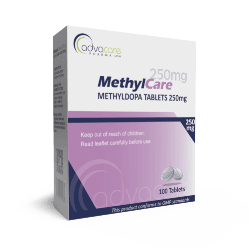 Methyldopa Tablets (box of 100 tablets)