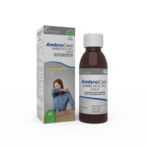 Sirop d'Ambroxol HCl (1 boîte et 1 flacon)