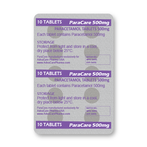 Paracetamol Tablets (blister of 10 tablets)