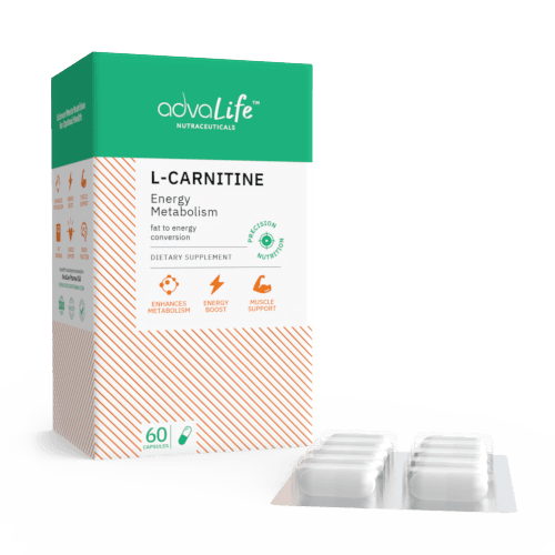 Cápsulas de L-Carnitina (1 caja y 1 burbuja)