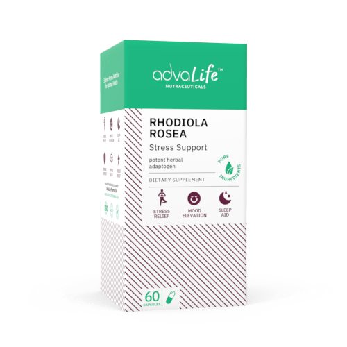Rhodiola Rosea Cápsulas (caja de botella)