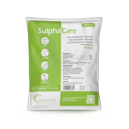 Sulfadimidine Sodium + Sulfadiazine Sodium + Sulfathiazole Sodium + Vitamin K3 Premix (1 bag)